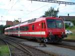 Den neuen RBDe 560 141-4 im Bahnhof Bonfol am 12/06/10.
