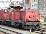 SBB - Diesellok Bm 4/4  18437 in Erstfeld am 09.04.2009