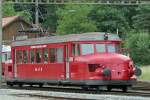 Der Triebwagen RBe 2/4 202  Roter Pfeil  Baujahr 1935 der OeBB (Oensingen-Balsthal-Bahn) auf Sonderfahrt im Bahnhof Koblenz/AG  23.6.2007