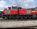 OeBB - Rangierlok Ee 91 85 4 936 152-8 abgestellt in Balsthal am 15.04.2022