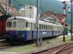 OeBB - Triebwagen ABDe 4/8 244 ( ex BLS ) abgestellt in Oensingen am 02.08.2008