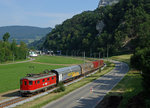 OeBB: Gemischter Güterzug mit der Re 4/4 I 10009 auf der Fahrt nach Oensingen am 11.