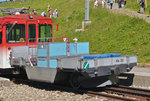 Güterwagen der Rigi Bahnen mit der Betriebsnummer Kk 23 an der Bergstation auf der Rigi.