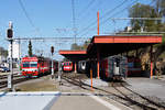 AB: Impressionenen vom 24. April 2017.
Zugseinfahrt und Abstellanlage der S23 in Herisau.
Walter Ruetsch
