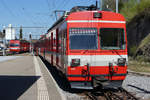 AB: Impressionenen vom 24. April 2017.
Rangierfahrt und Ausfahrt der S23 in Herisau.
Foto: Walter Ruetsch
