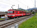 AB - Regio nach St. Gallen am Schluss der Triebwagen BDeh 4/4 11 in Appenzell am 11.05.2017