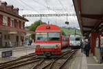 AB: Impressionen von dem Bahnhof Appenzell der Appenzeller Bahnen, verewigt am 15.