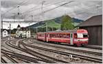 S23 1148 aus Wasserauen mit ABt 144 trifft in Appenzell ein.