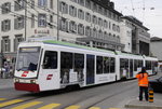 Tw 34 der Appenzeller Bahn im innerstädtischen Streckenabschnitt der S 21 in St.