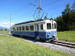 asm Seeland - Salontriebwagen ( Ankerstube ) Bre 4/4 516 unterwegs bei Siselen am 09.09.2016