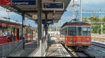 ASm Ersatzzug mit Be 4/4 103 am 17. Juli 2020 in Langenthal.