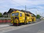Quer durch die Schweiz 2008 - Zwischen Lscherts und Tuffelen der Strecke Biel-Ins fanden 04.05.2008 Gleisbauarbeiten statt.