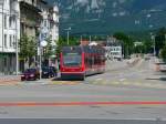 asm Oberaargau - Triebwagen Be 4/8 113 unterwegs in Solothurn am 10.06.2012