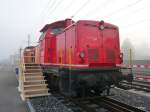 asm Oberaargau - Morgen`s in Niederbipp Rangierlok Am 847 957-8 am Bahnhoffest in Niederbipp am 20.10.2012