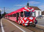 asm Oberaargau - Steuerwagen Bt 112 und Triebwagen Be 4/4 14 (ex FW) bei der Haltestelle St. Katharinen am 14.08.2014