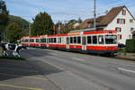 WALDENBURGRBAHN BLT/WB
Regionalzug mit BDe 4/4 16 bei Niederdorf am 22. September 2018.
Foto: Walter Ruetsch