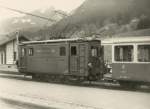 Die alten Lokomotiven der Berner Oberland Bahn - Lok 25: Diese kleinen Loks ergaben eine sehr friedliche Atmosphäre, auch wenn mancher Fahrgast über die geringe Geschwindigkeit sich sehr