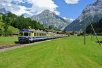 Nur noch selten kann man auf der BOB einen Pendelzug ohne Niederflursteuerwagen fotografieren.