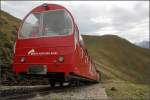 Bahnbildertreffen Brienz -     Zwischen Oberstafel und Rothorn Kulm, ein Zügle auf Bergfahrt.