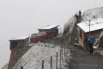 Station BRB Rothorn Kulm kurz nach unserer Ankunft: Hudelwetter (d.h.