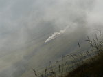 Über den Wolken ... hier wohl eher mittendrin ein talwärts fahrender Zug der Brienzer Rothornbahn am 25.9.2016