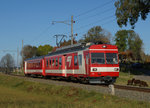 CJ: Regionalzug mit dem BDe 4/4 II 613 auf der Fahrt nach La Chaux-de-Fonds am 27.