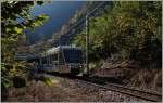 Bei der Rio Graglia Brücke kurz vor Trontano taucht der FART ABe 4/8 45 auf, der als Centovalli Express CEX 34 von Locarno nach Domodossola unterwegs ist.
31. Okt. 2014