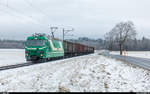 Ende des Zuckerrübenverkehrs auf Schweizer Schmalspurbahnen. Bei der MBC werden dieses Jahr das letzte Mal Zuckerrüben auf der Schiene abtransportiert, ab der Saison 2018 werden die Rüben in Containern auf der Strasse nach Cossonay gebracht und dort direkt auf die Normalspur verladen.<br>
In der Woche vom 11. bis am 15. Dezember wird auf der Zweigstrecke Apples - L'Isle verladen. <br>Am 12. Dezembers 2017 fährt der erste Zug bei Montricher Richtung Apples. Der Zug wird dabei von der Ge 4/4 22 geschoben. 