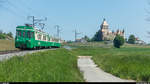 BFS-Fotofahrt auf der BAM mit Be 4/4 14 und Bt 53 am 6.