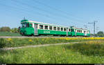 BFS-Fotofahrt auf der BAM mit Be 4/4 14 und Bt 53 am 6.