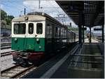 In der Hoffnung, den BAM Kieszug zu sehen (und zu fotografieren), traff ich in Morges überraschend auf den historischen BCFe 4/4 N° mit seinem Reto-Zug, was mir natürlich alles andere als missfiel. 
7. Juni 2017