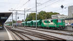 Güterverkehr bei der MBC<br>
Am 25. August 2020 schiebt Re 420 506 in Morges einen Kieszug Gland - Apples auf die Rollbockgrube.