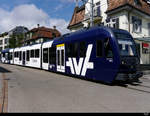 AVA / BD - Triebzug ABe 4/8 5011 in den neuen Farben der AVA unterwegs in Dietikon am 08.08.2019