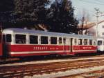 BTI / asm Seeland - Buffetwagen Br 562 in Täuffelen im Februar 1993 ..