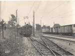 HGe 2/2 1  Blonay 1911 le dbut de la crmaillre tait  la sortie de la Gare ct les Pliades  droite la ligne pour Chamby.