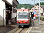 WB - Regio nach Waldenburg bei der Haltestelle Hlstein am 11.05.2009