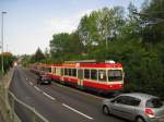 4-Wagenzug der Waldenburgerbahn am 3.9.2011 in Niederdorf