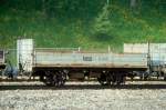 WB - Kklm 305 am 08.05.1993 in Liestal - Niederbordwagen - SIG - Baujahr 1880 - Gewicht 2,30t - Zuladung 5,00t - LP 4,70m - zulssige Geschwindigkeit km/h 50.