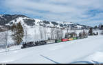 BC Winterdampffahrt Zweisimmen - Montreux am 4.