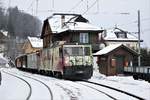 50 Jahre Blonay - Chamby Museumsbahn:  Anlässlich des Beginns des Jubiläumjahes der BC fuhr die MOB GDe 4/4 Nr.