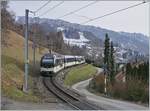 Die beiden Alpina ABe 4/4 9301 und 9201 sind mit einem MOB Regionalzug von Zweisimmen nach Montreux kurz vor Chernex unterwegs. 

9. Januar 2021
