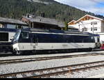 MOB / Goldenpass - Lok Ge 4/4  8001 in Zweisimmen am 20.11.2022