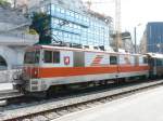 MOB - GDe 4/4 6006 (ex tpf / GFM GDe 4/4 102) im MOB Bahnhof von Montreux am 05.04.2008