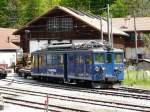 MOB / Goldenpass - Triebwagen BDe 4/4 3004 in Montbovon am 11.05.2012