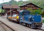 Tm 2/2 No. 6  der MOB (Montreux–Berner Oberland-Bahn) am 28.05.2012 in Saanen, aufgenommen aus fahrendem Zug.

Die Lok wurde 1980 bei Carl Kaelble u. Gmeinder in Mosbach (D) unter der Fabrik-Nr. 5586 gebaut und an Halberger Htte in Brebach (D) als  26 - Elsbeth  geliefert.  Benkler AG (heute zu Sersa), Villmergen [CH] kaufte sie Anf. der 2000er und fhrte sie als Tmf 2/2 26  Elsbeth , 2008 kaufte sie die MOB. Die 1000 mm Lok vom Typ 300 B hat eine Leistung von 220 kW und eine Hchsgeschwindigkeit von 25 km/h.