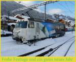 MOB Gldenpass - Lok Ge 4/4 8001 in Zweisimmen am 06.12.2012