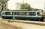 BDe 4/4 3004 Abgestellt im Bahnhofsareal von Chernex im Mai 1986