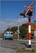 Die MOB ABDe 8/8 ersetzen hin und wieder die MVR GTW 2/6 im Localverkehr ab Montreux.