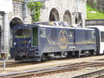 MOB / Goldenpass - Lok GDe 4/4 6002 im Bahnhofsareal in Montreux am 03.05.2016