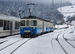 MOB: Am Sonntag den 8. Januar 2017 verkehrte der Zug 2224 mit dem ABDe 8/8 4001  solo .
Fotografiert wurde er bei der Ausfahrt Montbovon.
Foto: Walter Ruetsch